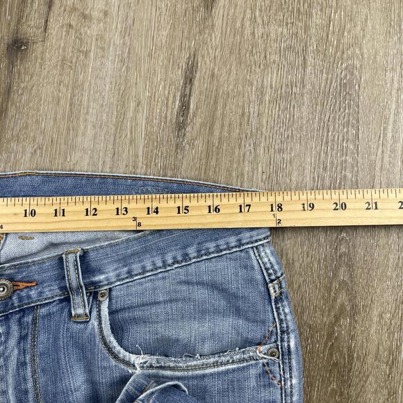 Y2K Tommy Bahama Denim Blue Jeans Men's 35 / 30 Standard Distressed - Picture 8 of 8